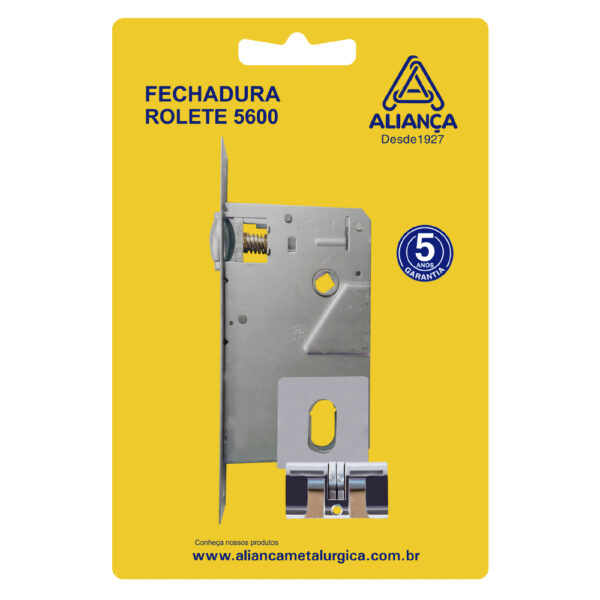 FECHADURA ROLETE F-5600/10 CR BLISTER