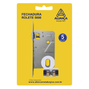 FECHADURA ROLETE F-5600/20 CR BLISTER