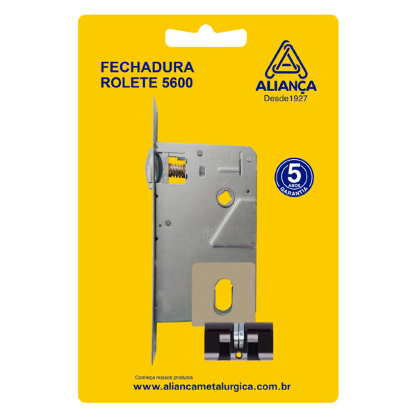 FECHADURA ROLETE F-5600/10 BL BLISTER