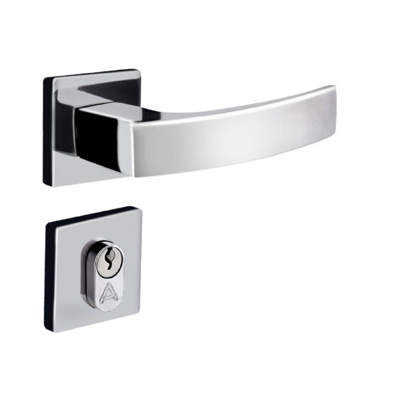 FECHADURA QUADRATTA CURVA EXT 4201 CR