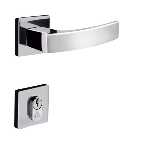 FECHADURA QUADRATTA CURVA EXT 5201 CR