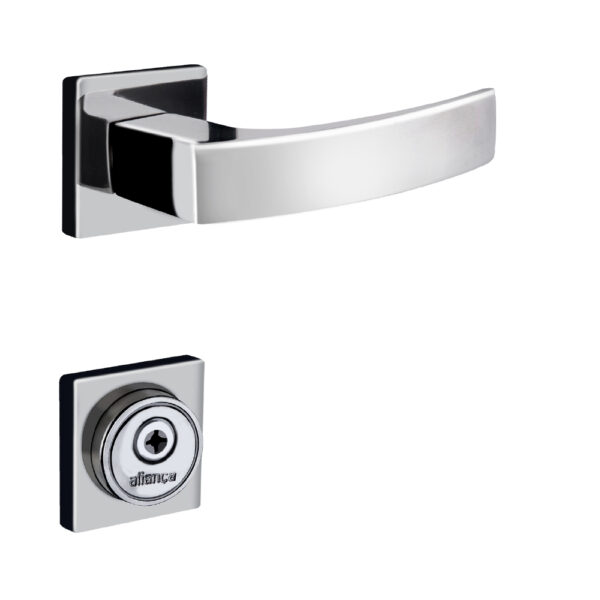 FECHADURA QUADRATTA CURVA TETRA 55520 CR